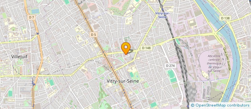 localisation de l'entreprise MONSIEUR JACQUES MIALEBAMA  VITRY-SUR-SEINE