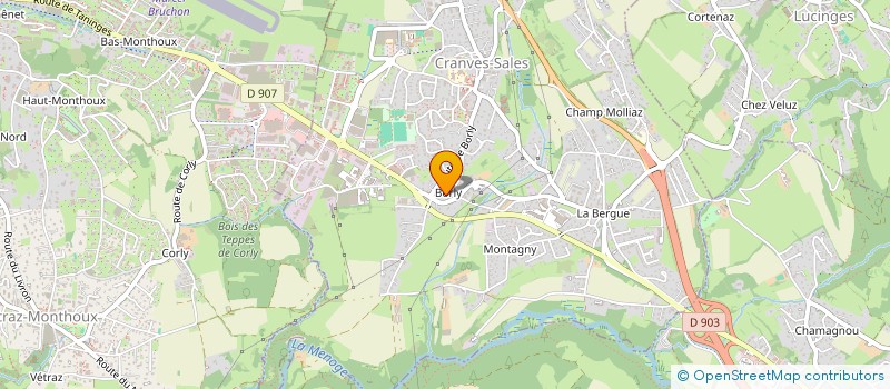 localisation de l'entreprise MONSIEUR JACQUES MICHEL à CRANVES-SALES