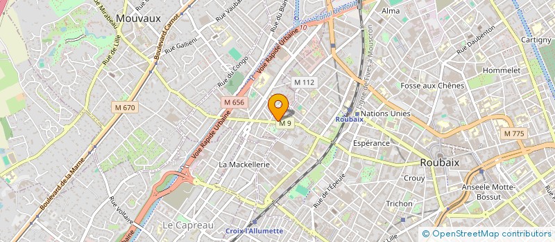 localisation de l'entreprise MONSIEUR JACQUES-MICHEL DESCHILDER  TOURCOING