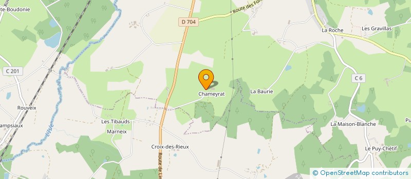 localisation de l'entreprise MONSIEUR JACQUES MICOULAUD  LA ROCHE-L'ABEILLE