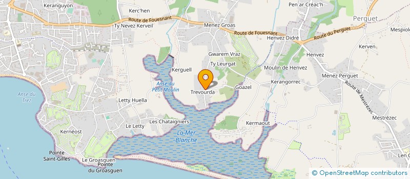 localisation de l'entreprise MONSIEUR JACQUES MINATCHY  BENODET