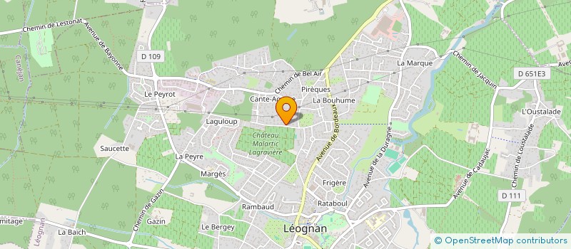 localisation de l'entreprise MONSIEUR JACQUES MOMMESSIN  LEOGNAN