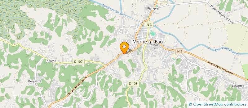 localisation de l'entreprise MONSIEUR JACQUES MONDUC à MORNE A L'EAU