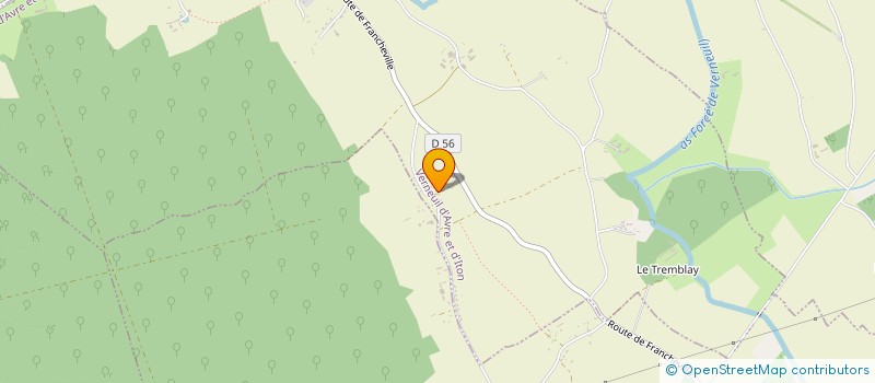 localisation de l'entreprise MONSIEUR JACQUES MONGREVILLE  MESNILS-SUR-ITON