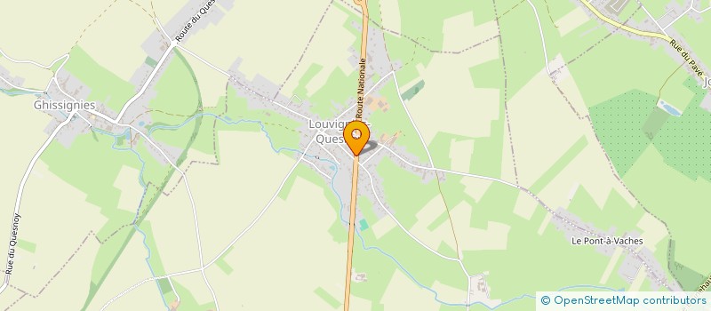 localisation de l'entreprise MONSIEUR JACQUES MONIER  POIX-DU-NORD