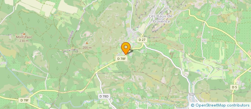 localisation de l'entreprise MONSIEUR JACQUES MONIQUET  LES BAUX-DE-PROVENCE