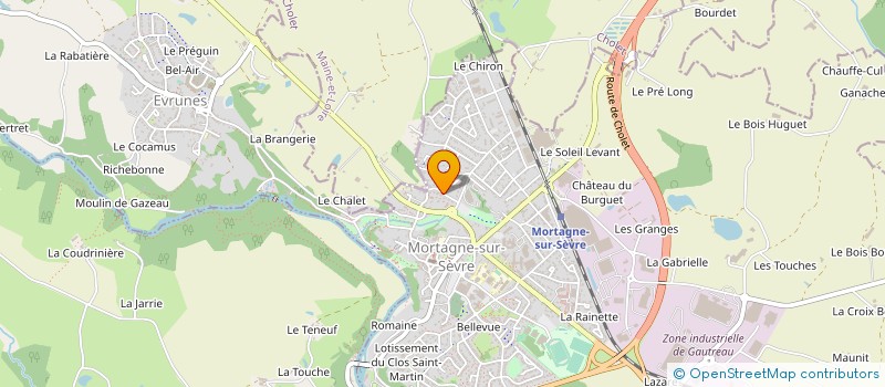 localisation de l'entreprise MONSIEUR JACQUES MONNIER à SAINT-LAURENT-SUR-SEVRE