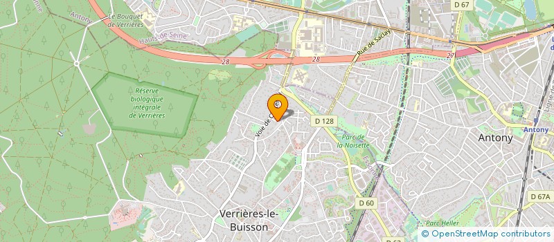 localisation de l'entreprise MONSIEUR JACQUES MONZAT à VERRIERES-LE-BUISSON