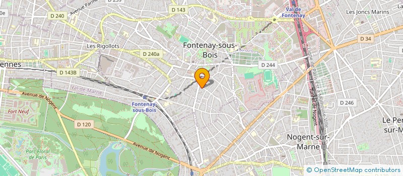 localisation de l'entreprise MONSIEUR JACQUES MOQUEUR à FONTENAY-SOUS-BOIS