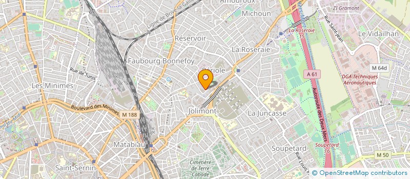 localisation de l'entreprise MONSIEUR JACQUES MORAND à TOULOUSE