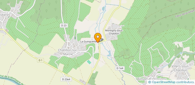 localisation de l'entreprise MONSIEUR JACQUES MORANGE  CHATILLON-SUR-MARNE