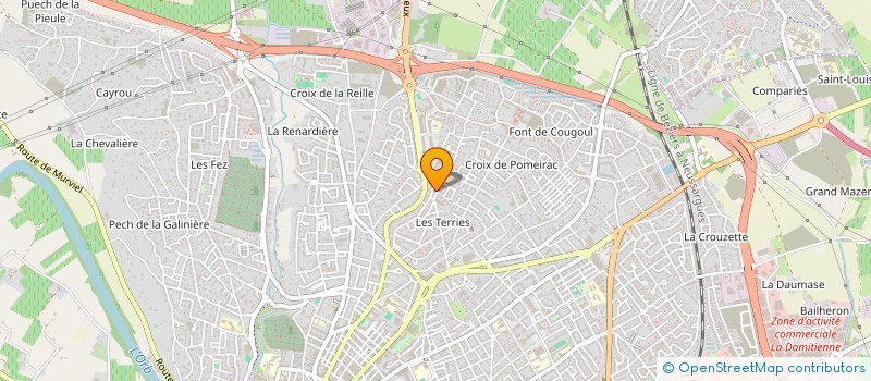 localisation de l'entreprise MONSIEUR JACQUES MORCAMP  BEZIERS