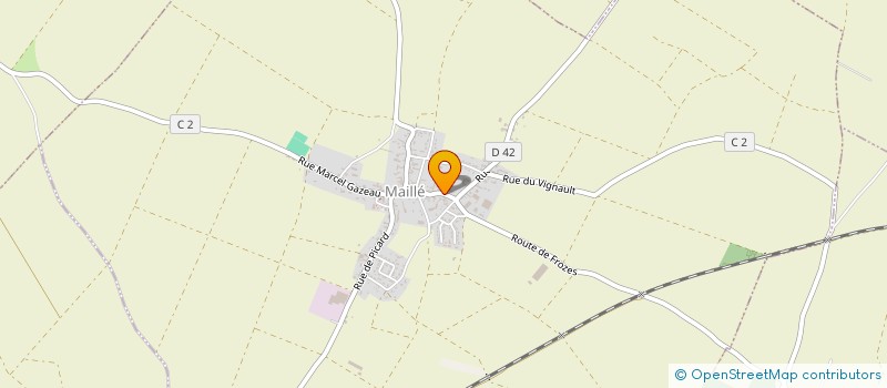 localisation de l'entreprise MONSIEUR JACQUES MOREAU  MAILLE