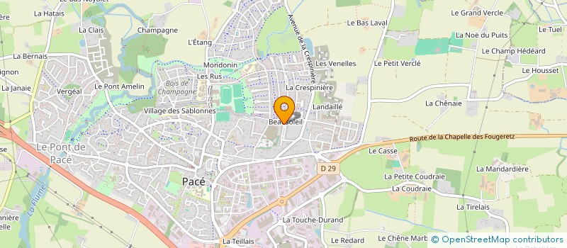 localisation de l'entreprise MONSIEUR JACQUES MOREAU  PACE