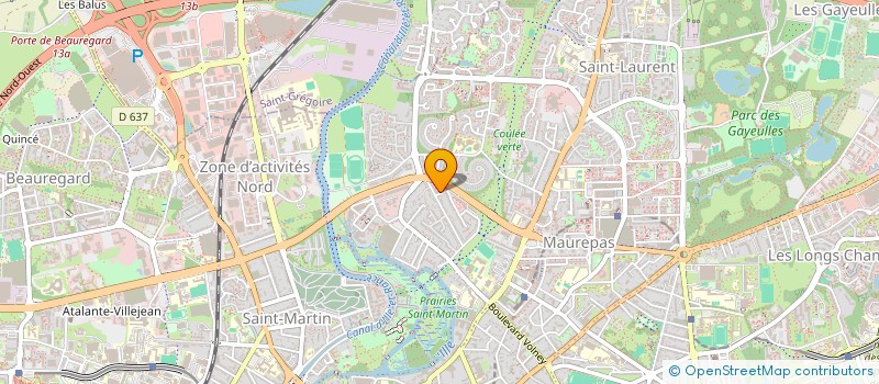 localisation de l'entreprise MONSIEUR JACQUES MOREL  RENNES