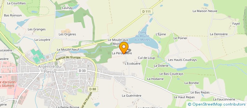 localisation de l'entreprise MONSIEUR JACQUES MORICE à ETRELLES