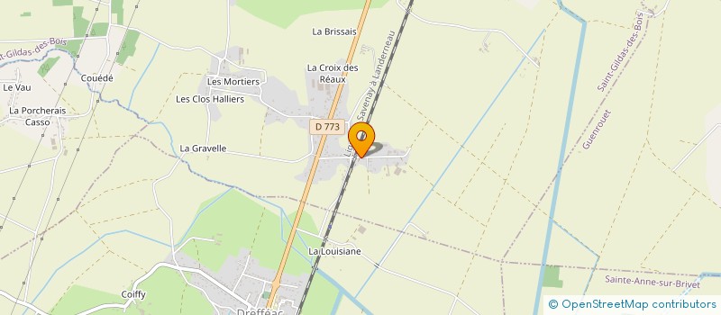 localisation de l'entreprise MONSIEUR JACQUES MORICET  SAINT-GILDAS-DES-BOIS