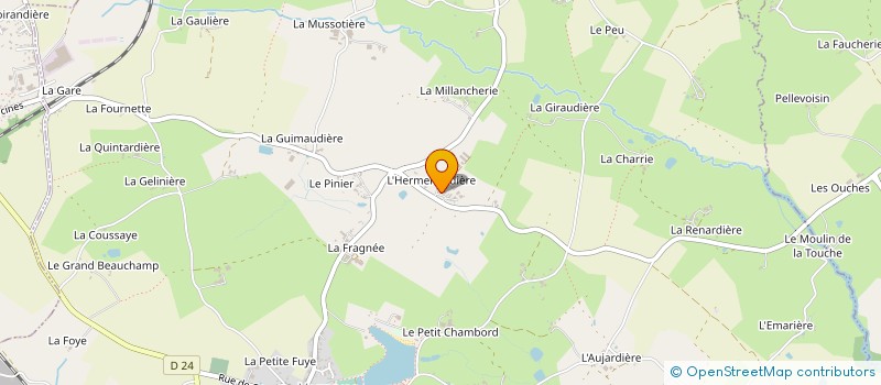 localisation de l'entreprise MONSIEUR JACQUES MORIN à VERRUYES