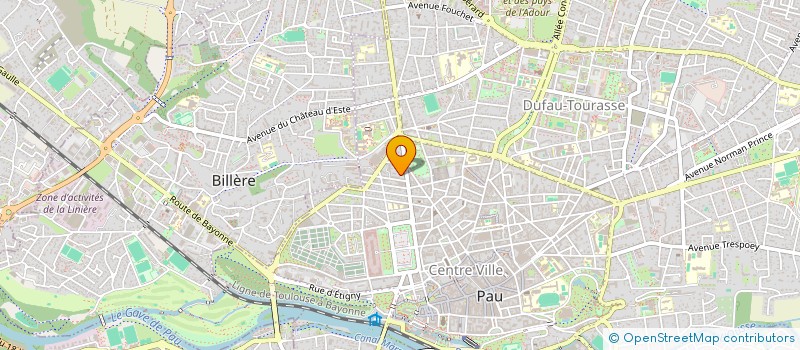 localisation de l'entreprise MONSIEUR JACQUES MORIO  PAU