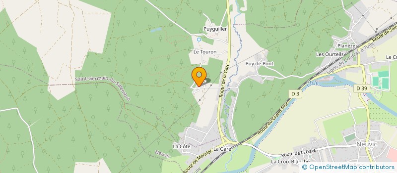 localisation de l'entreprise MONSIEUR JACQUES MOUCHET à SAINT-GERMAIN-DU-SALEMBRE