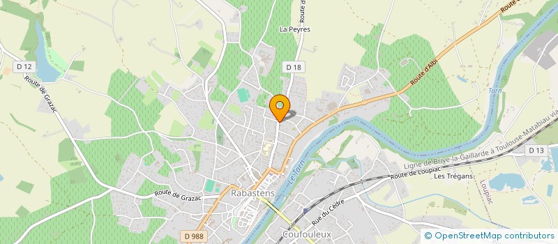 localisation de l'entreprise MONSIEUR JACQUES MOUISSET à RABASTENS