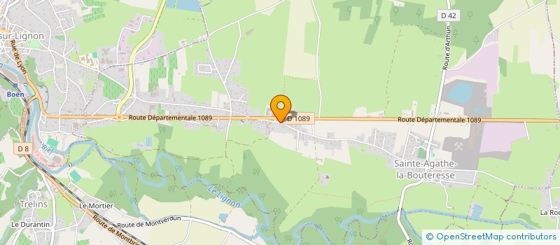 localisation de l'entreprise MONSIEUR JACQUES MOULY  SAINTE-AGATHE-LA-BOUTERESSE