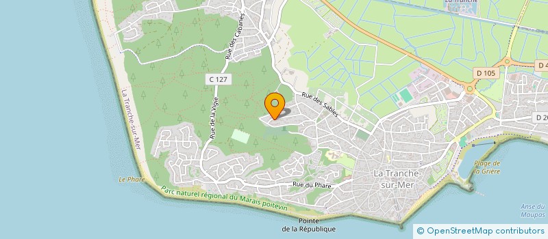 localisation de l'entreprise MONSIEUR JACQUES MOURAT à LA TRANCHE-SUR-MER