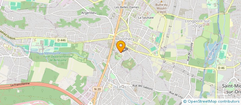 localisation de l'entreprise MONSIEUR JACQUES MOUTIER à MONTLHERY