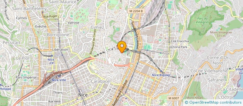 localisation de l'entreprise MONSIEUR JACQUES MULLEM  NICE