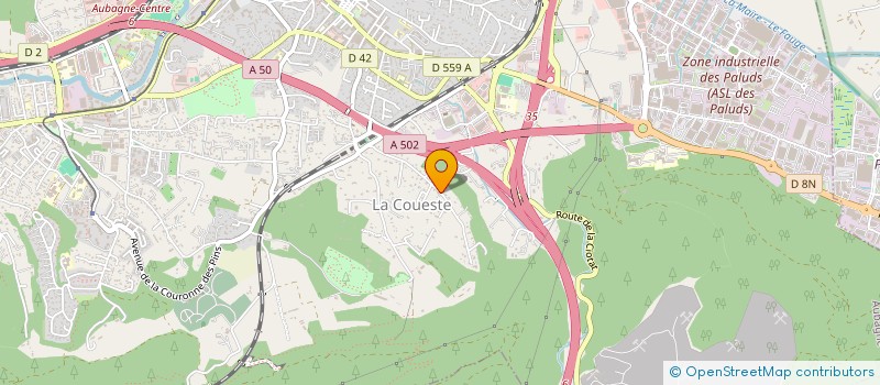 localisation de l'entreprise MONSIEUR JACQUES MULLER à AUBAGNE