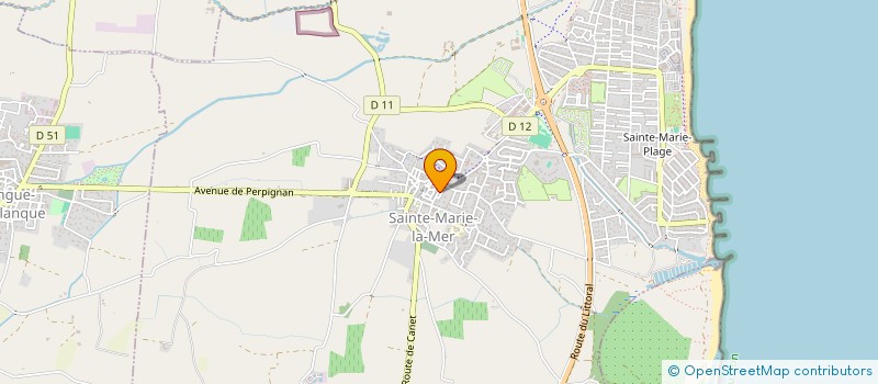 localisation de l'entreprise MONSIEUR JACQUES MUNOZ  SAINTE-MARIE-LA-MER