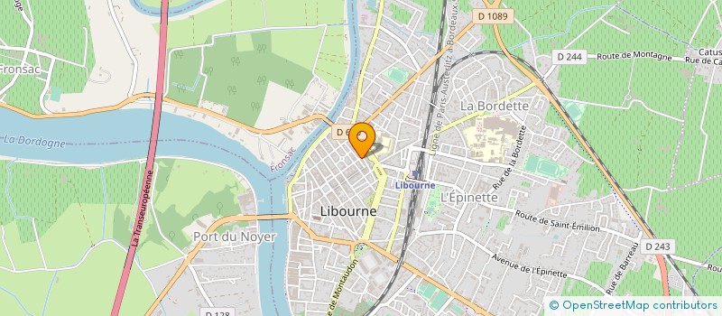 localisation de l'entreprise MONSIEUR JACQUES MUSQ à LIBOURNE