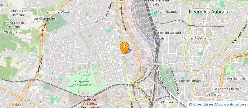 localisation de l'entreprise MONSIEUR JACQUES MUSSON à FLEURY LES AUBRAIS