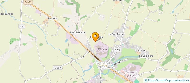 localisation de l'entreprise MONSIEUR JACQUES MUSTIERE à RIVES D'ANDAINE
