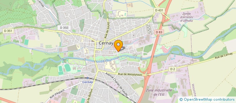 localisation de l'entreprise MONSIEUR JACQUES NAGELEISEN à CERNAY