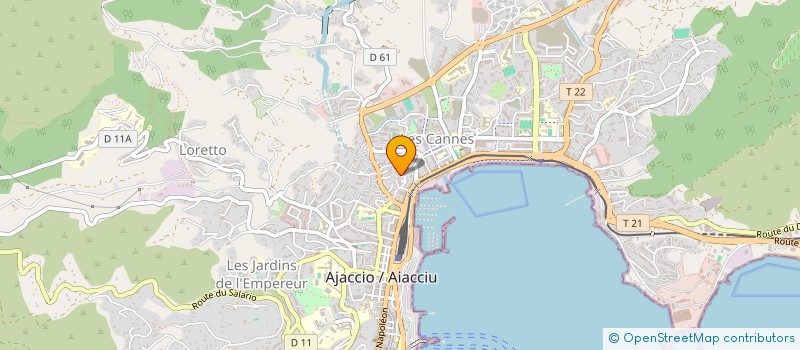 localisation de l'entreprise MONSIEUR JACQUES NEIS à AJACCIO