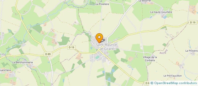 localisation de l'entreprise MONSIEUR JACQUES NELLO  SAINT-MAURICE-LE-GIRARD