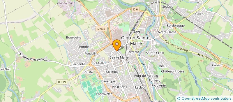 localisation de l'entreprise MONSIEUR JACQUES NEREAUD à OLORON-SAINTE-MARIE