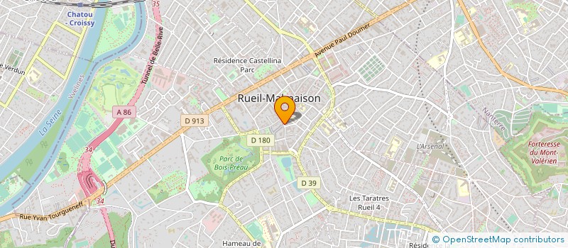 localisation de l'entreprise MONSIEUR JACQUES NESI à RUEIL-MALMAISON