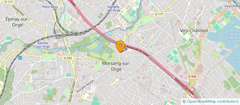 localisation de l'entreprise MONSIEUR JACQUES NGOUARI TSIKA  MORSANG-SUR-ORGE