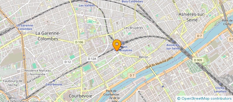 localisation de l'entreprise MONSIEUR JACQUES NGUIDJOI à COURBEVOIE