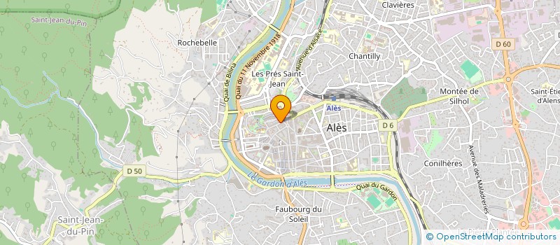 localisation de l'entreprise MONSIEUR JACQUES NGUYEN à ALES