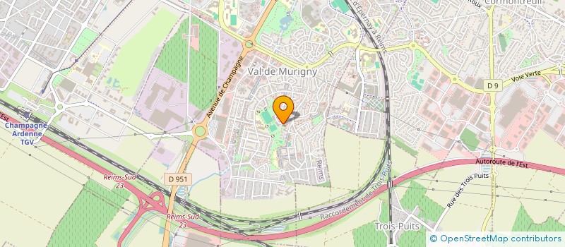 localisation de l'entreprise MONSIEUR JACQUES NGUYEN  REIMS