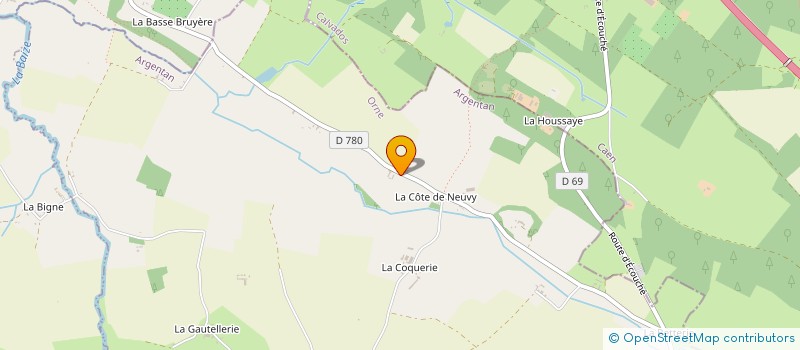 localisation de l'entreprise MONSIEUR JACQUES NICOLAS à NEUVY-AU-HOULME