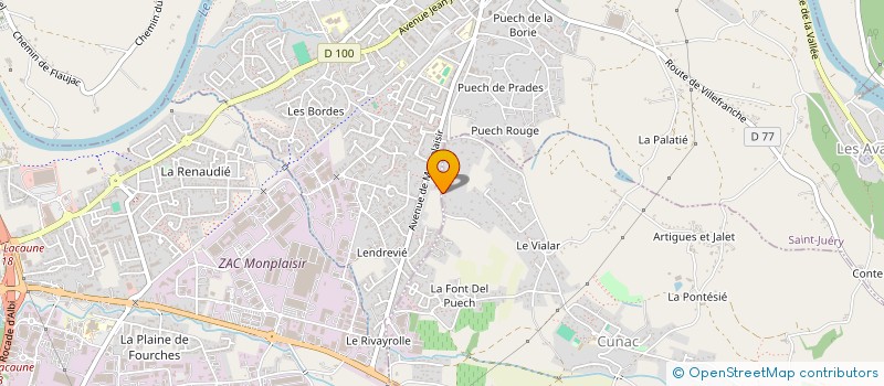 localisation de l'entreprise MONSIEUR JACQUES NICOLAS  CUNAC