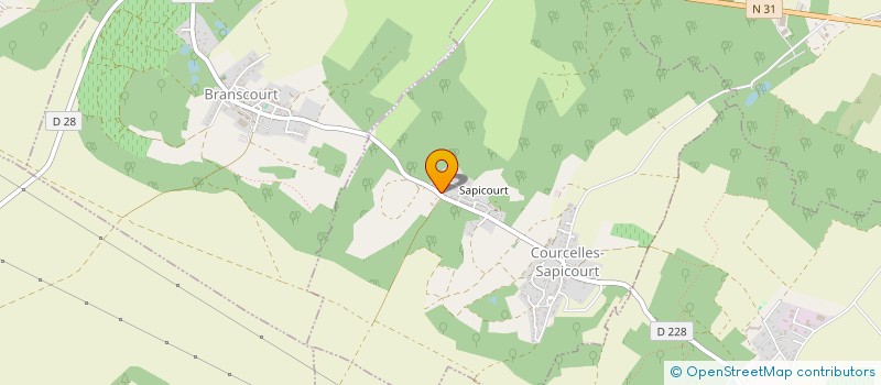 localisation de l'entreprise MONSIEUR JACQUES NIVELET  COURCELLES-SAPICOURT