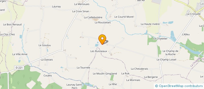 localisation de l'entreprise MONSIEUR JACQUES NOBILET à LA CHAPELLE-CHAUSSEE