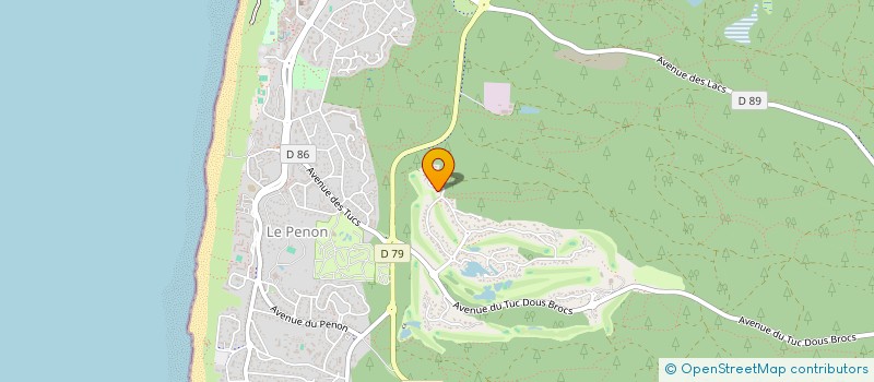 localisation de l'entreprise MONSIEUR JACQUES NOE  SEIGNOSSE