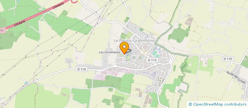 localisation de l'entreprise MONSIEUR JACQUES NOEL à LE PLESSIS-GRAMMOIRE