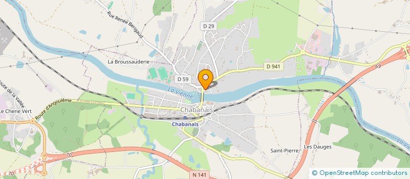 localisation de l'entreprise MONSIEUR JACQUES NOEL  CHABANAIS